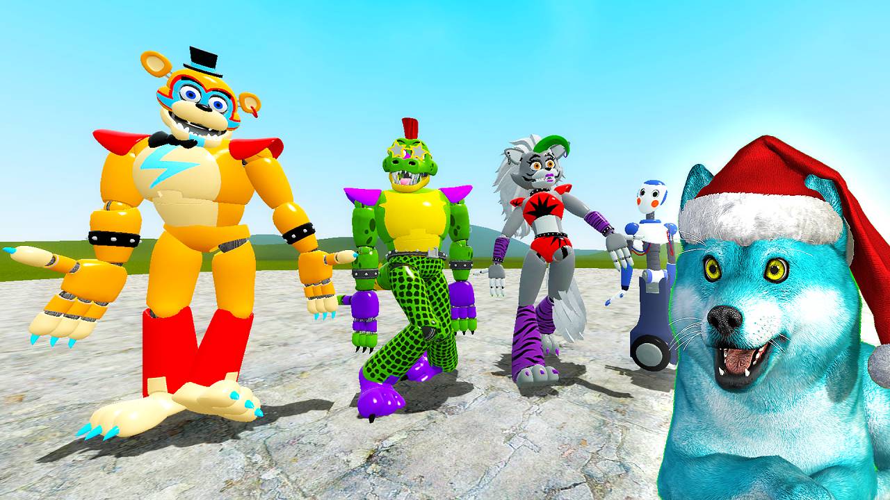 Кто такие Аниматронки фнаф в гаррис мод - Fnaf Security Breach - Garry's Mod смотреть онлайн