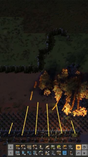 Нападение кусак в Factorio#shorts #games