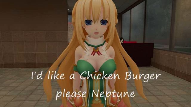 Neptune and Noire work at Burger King смотреть онлайн
