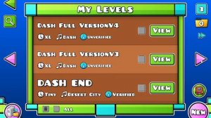 GEOMETRY DASH прошёл DEMON LEVEL в уровне  Dash Full VersionV2