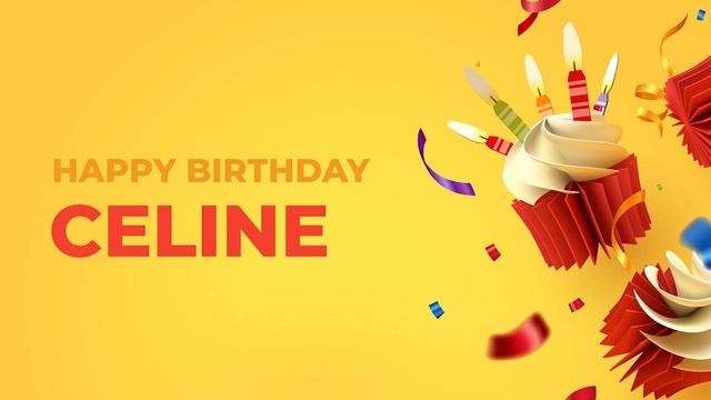 Happy Birthday CELINE - Happy Birthday Song made especially for You! 🥳 смотреть онлайн