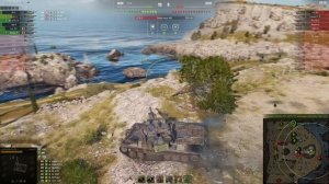 [Fermani wot] * Leopard 1 Мега снайпер попал на карту Утёс! И вот что из этого получилось в бою