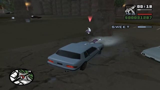 GTA San Andreas - PC - Mission 28 - The Green Sabre смотреть онлайн