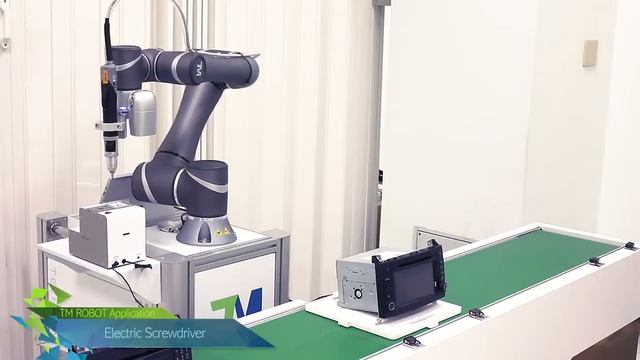 Кобот TM Robot закручивает винты: точность и качество смотреть онлайн