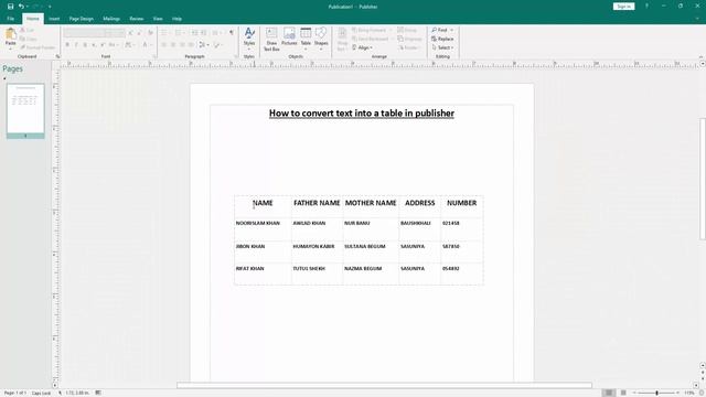 How to convert text into a table in publisher смотреть онлайн