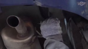 Замена Резинки крепления глушителя на Hyundai Solaris