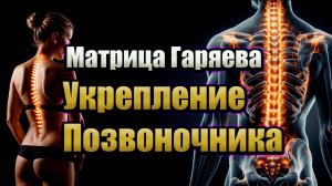 Матрица Гаряева для укрепления позвоночника | Здоровый позвоночник | Восстановление суставов