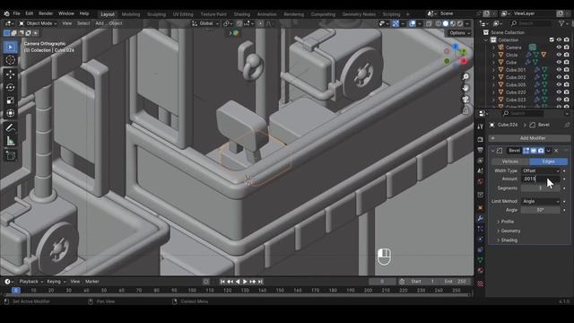 Juice Box Apartment Isometric Illustration - Blender Tutorial смотреть онлайн