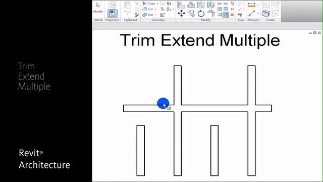 REVIT ARCHITECTURAL - ce trim extend multiple смотреть онлайн