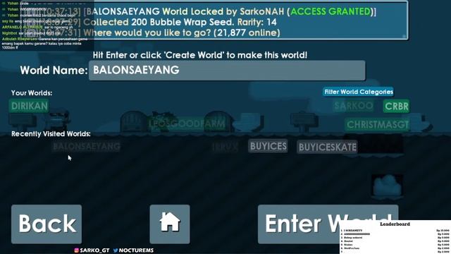 [🔴LIVE] nge splice bbubble wrap - GROWTOPIA INDONESIA смотреть онлайн