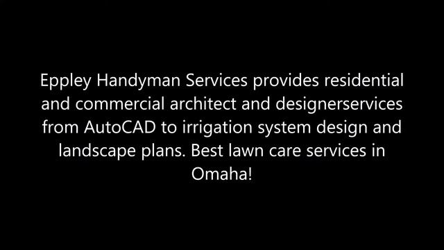 Best Landscape Architecture Services Omaha Lincoln NE Council Bluffs IA| Eppley Handyman Services смотреть онлайн