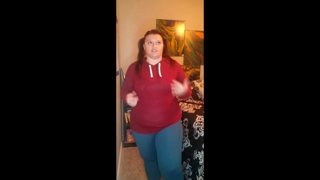 Forest Foliage and Dark Teal Floral LightnTight Leggings and Cranberry Boyfriend Hoodie смотреть онлайн