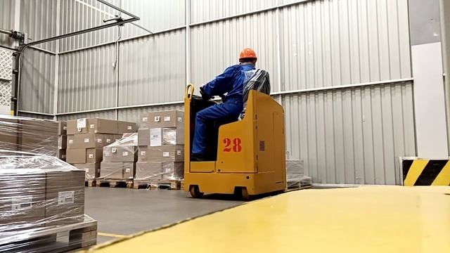 СКЛАД развоз паллет на мультикаре смотреть онлайн