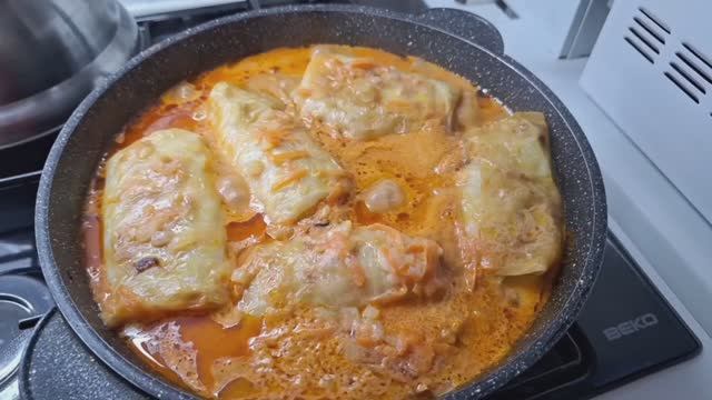 Голубцы с рыбой.Полезное и вкусное блюдо.