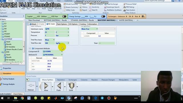 ASPENPLUS simulation for production of ethanol from biomass PART I( any 👇Email: awmos2011@gmail.com смотреть онлайн