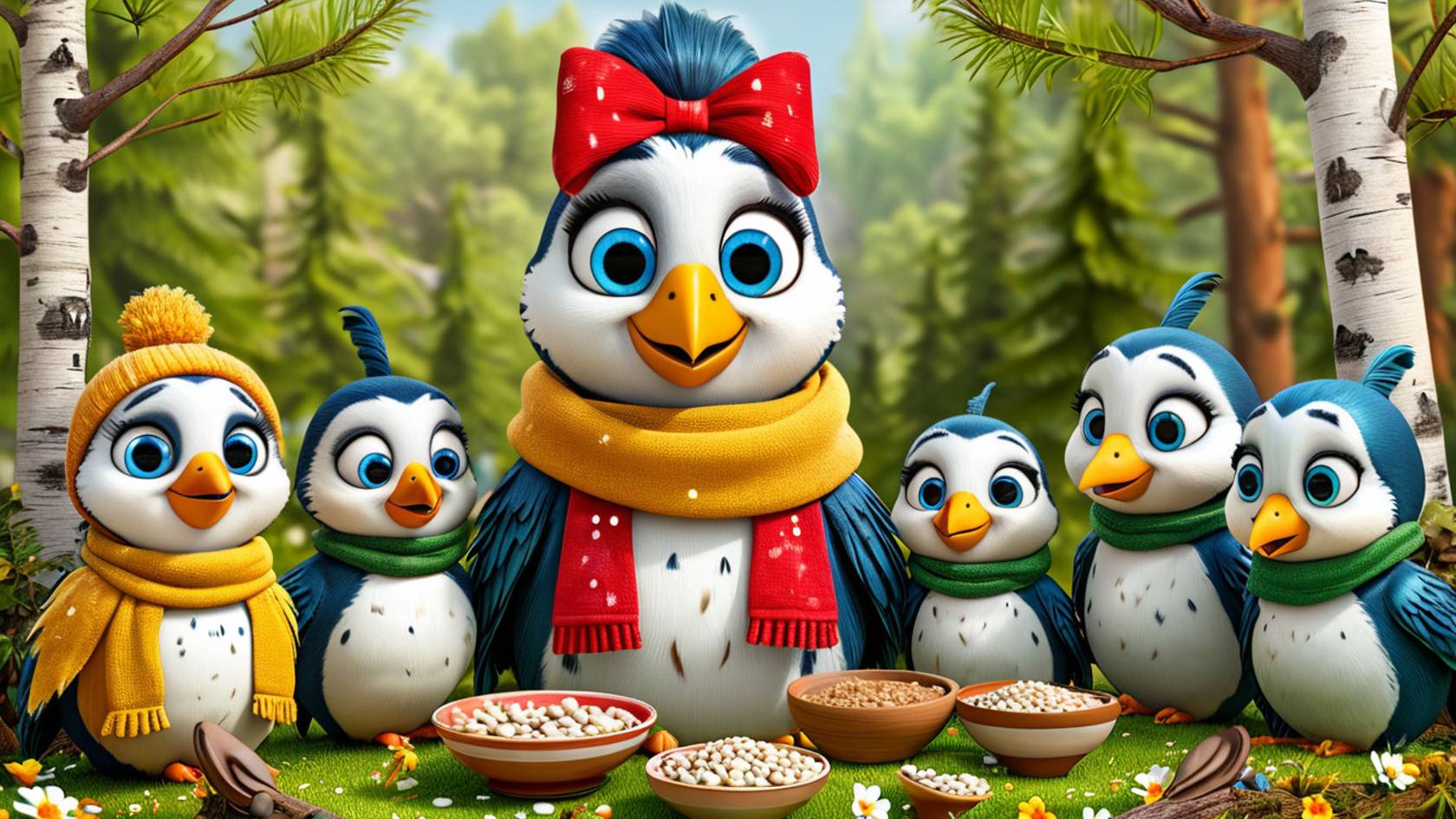 Сорока - Белобока, Весёлые Песенки для Детей и Малышей, Весёлые Мультики Детям смотреть онлайн