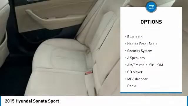 2015 Hyundai Sonata Sport Shale Gray Metallic in Chattanooga 22349B смотреть онлайн