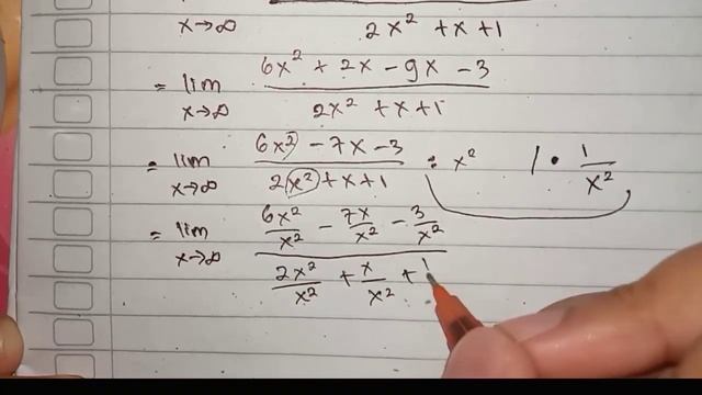 Nilai limit x mendekati tak hingga (2x-3)(3x+1)/2x²+x+1 adalah смотреть онлайн