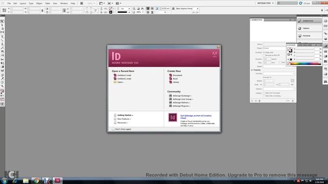 How to Start adobe indesign CS5 and Creating Your First Document смотреть онлайн