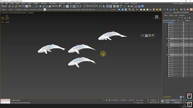 Как в 3ds max показать только нужные нам скрытые объекты Запомнить выделение в максе: Selection set смотреть онлайн