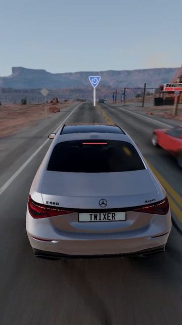 Mercedes S flashback #shorts #pc #beamngdrive смотреть онлайн