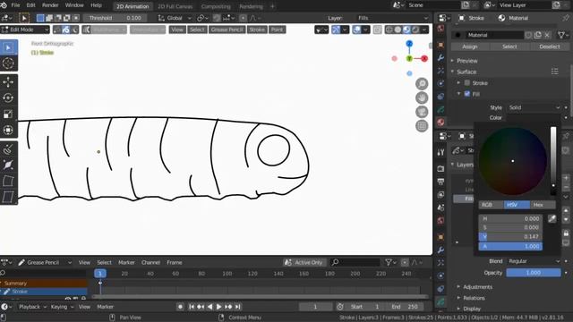 blender 2.81 make character for animation using curve modifier part 1 смотреть онлайн