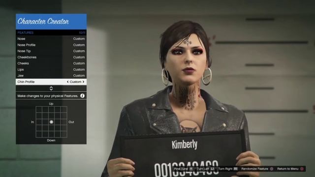 GTA Online Ruby Punk Makeup Character Creation смотреть онлайн