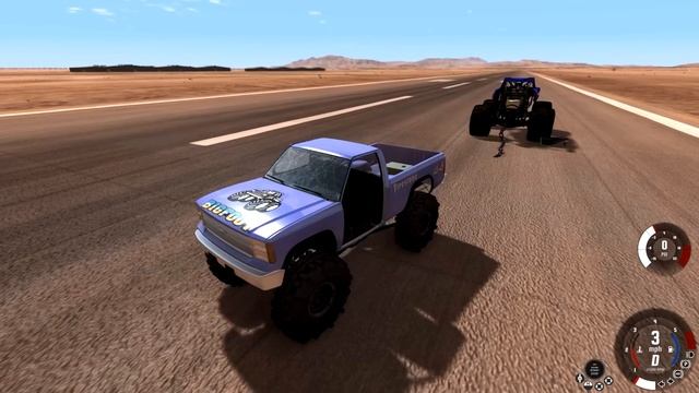 BeamNG.drive - BIGFOOT vs BIGFOOT смотреть онлайн