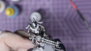 Покрас некрона. Нанесение базовых цветов.