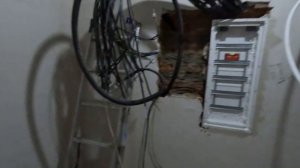 Монтаж двух щитов Abb uk600 для частного дома, с вводом 380 вольт. Временное подключение освещения.