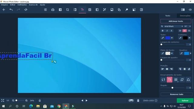 Como Usar Texto Personalizado No Movavi Photo Editor