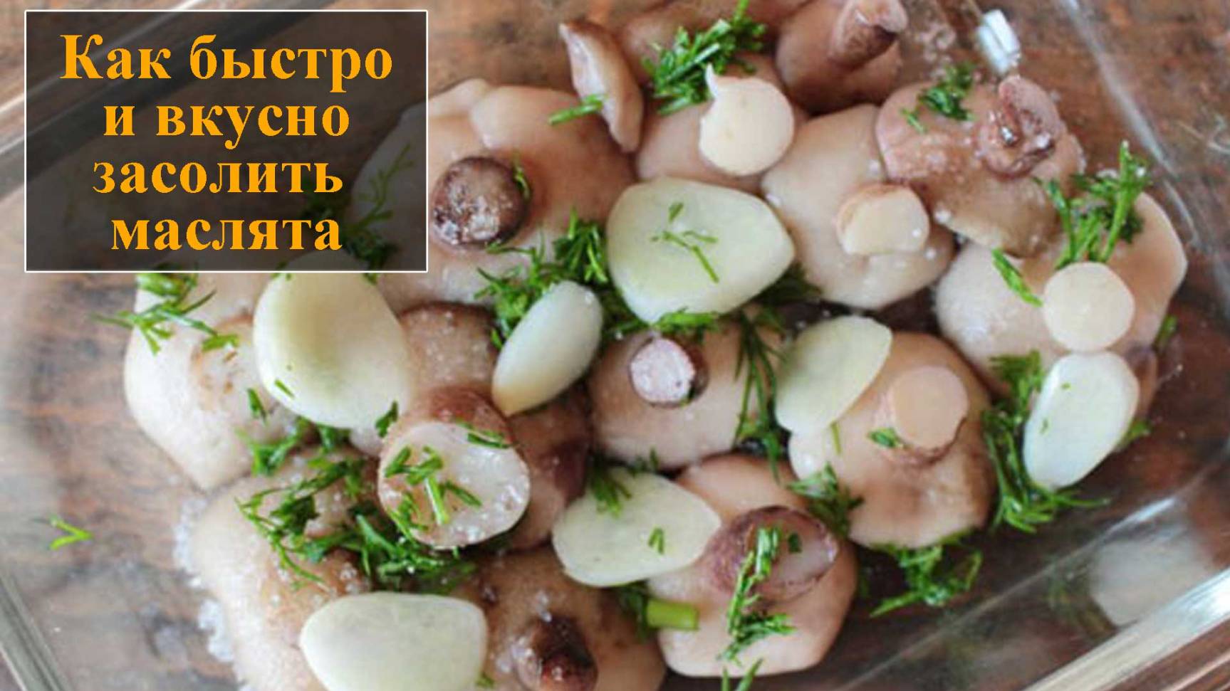 Как солить маслята на зиму смотреть онлайн