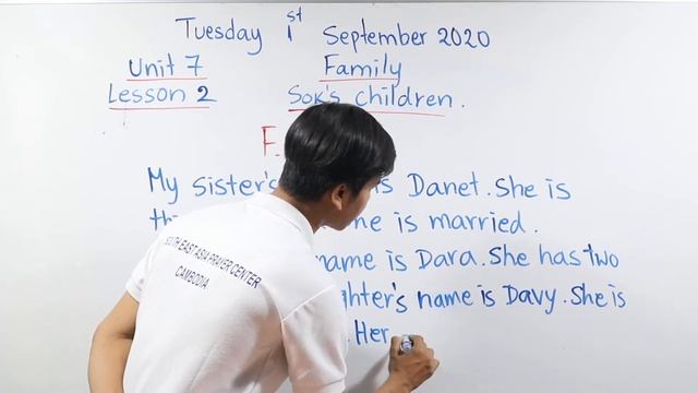 English Grade 4 Unit 7 Family, Lesson 2 Sok’s Children (Session 2) смотреть онлайн