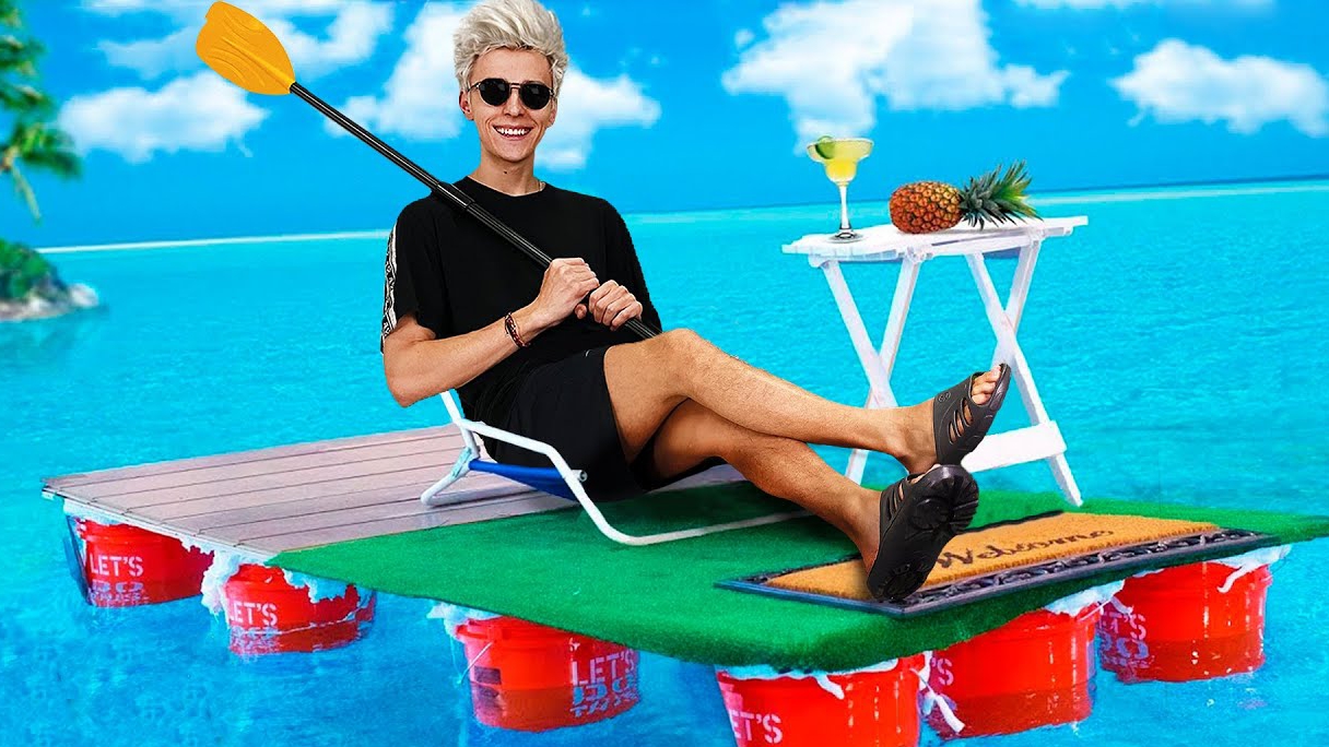 КТО ПОСТРОЕТ ЛУЧШЕ ПЛОТ,ПОЛУЧИТ 1000$ смотреть онлайн