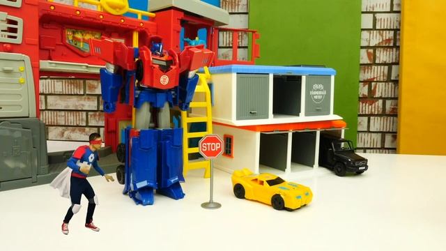 Трансформеры против Десептиконов и их ДИНОБОТА! Сборник видео для мальчиков Той Мастер