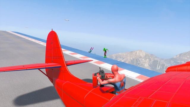 GTA 5 crazy ragdolls compilation / Spiderman Spongebob minecraft Steve ragdolls / Blimp fails смотреть онлайн