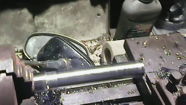 Токарный Станок ТВ-16. Точим заготовку Завеса.Metal machine. TV-16. смотреть онлайн