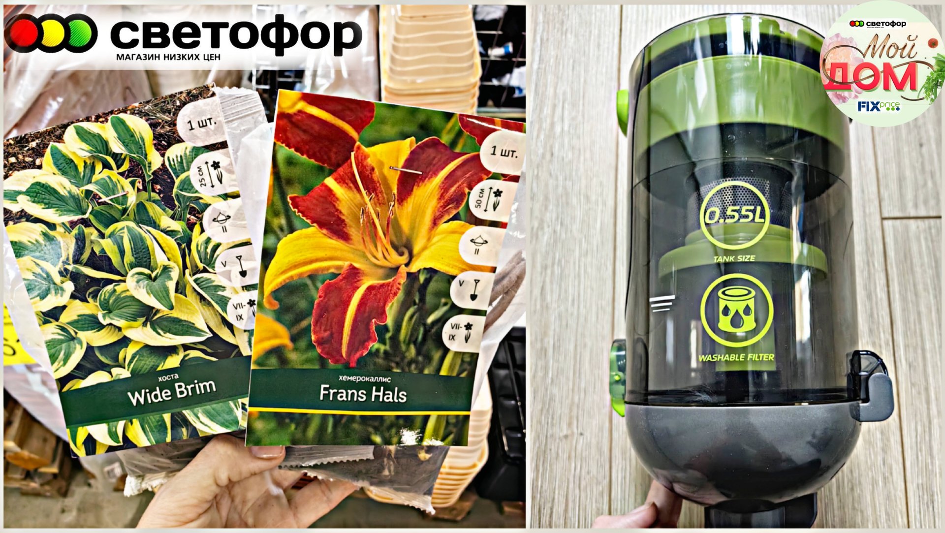 💞В Светофор привезли Хосты и мирабилис март 2025💞Беспроводной пылесос KaringBee V100 смотреть онлайн