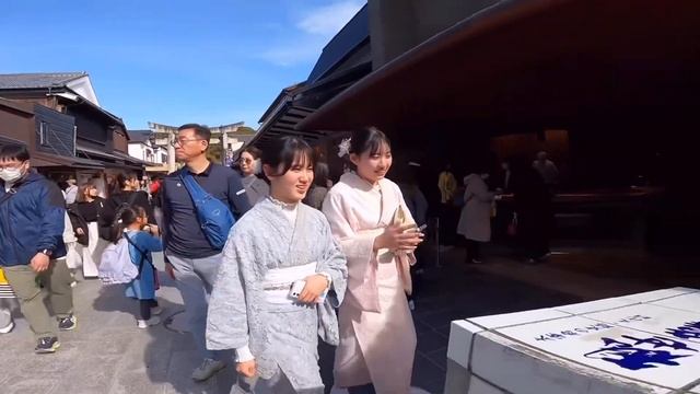 モンローウォークの着物美人💕ジョークも和服美女でした‼️ смотреть онлайн