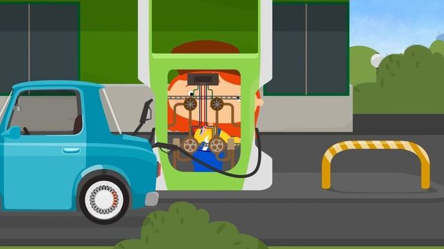 Молния Маквин и мультик доктор Машинкова: Как работает ЗАПРАВКА?