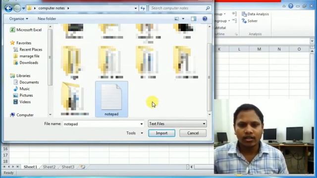How to Covert Notepad file to Excel? || Notepad to Excel || Import Data from Notepad file смотреть онлайн