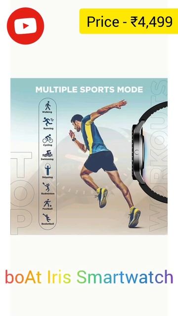 boAt Iris Smartwatch (Black Strap , Free Size) #shorts смотреть онлайн