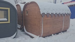 Баня бочка «Квадро» 3 метра на 2 секции купить на Бору.