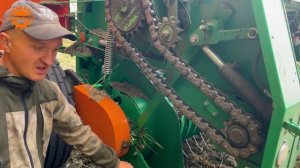 Первый опыт эксплуатации пресс ПР-145М, отзыв о пресс-подборщике после одного сезона работы