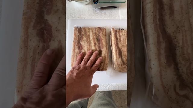 Засолка грудинки для горячего копчения- 2ч. #еда #подготовка #рецепты #едаялюблютебя смотреть онлайн