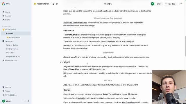 Outline: Free Open Source Team Knowledge Base & Wiki