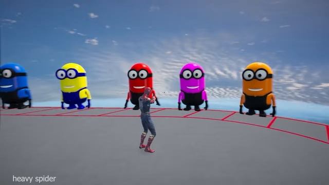 GTA 5 SPIDERMAN VS MINIONS VS HULK VS SPIDERMAN COMPILATION #gta5#spiderman#gtaragdoll