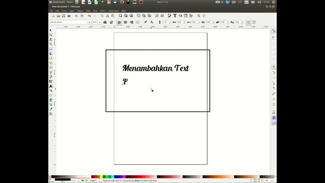 Menambahkan Text Pada Video Kdenlive dari Inkscape смотреть онлайн