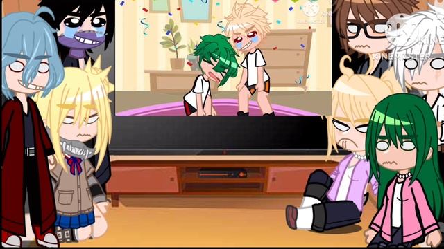 Pro Heroes, LOV and parents react to Deku VS Bakugo 😪😭|| mha/bnha || Gacha club || смотреть онлайн