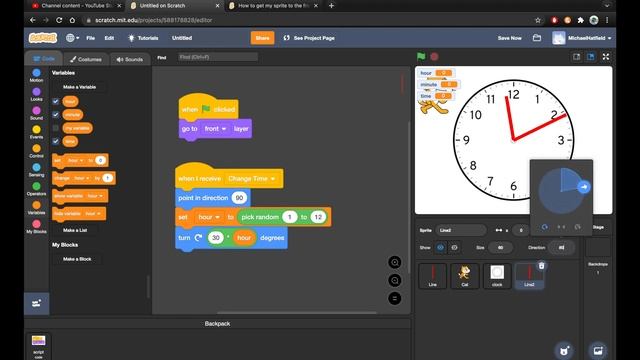 Math with Scratch - What time is it? смотреть онлайн